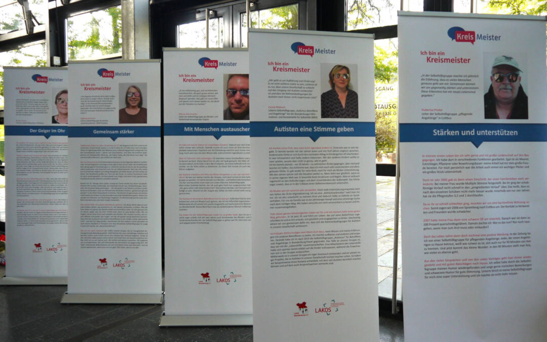 10 „Kreismeister“ auf Roll-ups präsentiert zum Jubiläum
